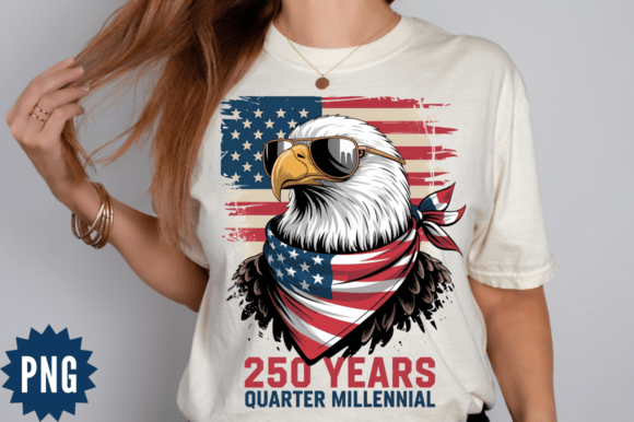 250 Years Eagle Patriotic Vintage PNG: A Modern Heirloom Design