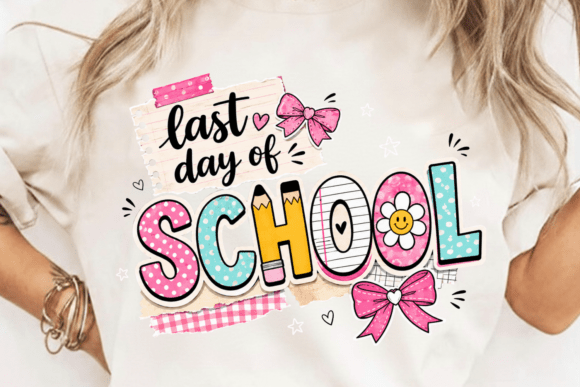 Adorable Last Day of School PNG Design for Your Projects
