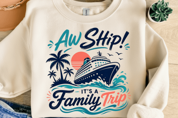 Cruise Family Trip Funny PNG: Adding Humor to Your Vacation