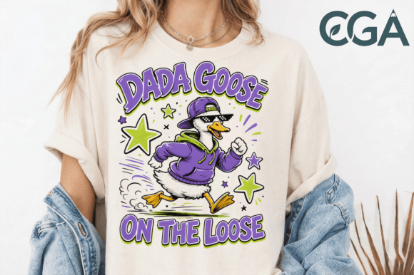 Dada Goose Purple on the Loose Png: A Bold Design Asset