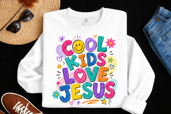 Exploring the Vibrant World of Cool Kids Love Jesus Christian Faith PNG
