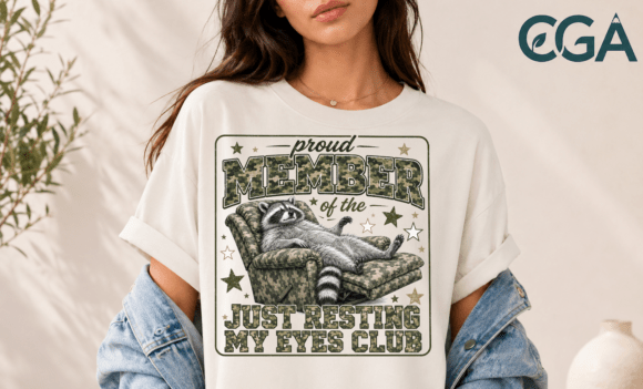 Just Resting My Eyes Raccoon Camo Png: A Designer's Guide