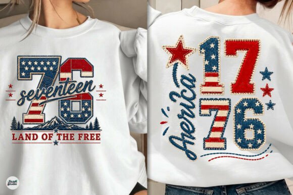 Patchwork 4th of July PNG: Crafting 1776 America Style