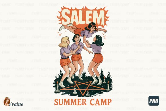 Retro Summerween PNG Salem Summer Camp: A Designer's Guide